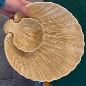 Vintage 1983 Scioto Mold Chip & Dip Platter